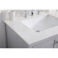 thumbnail image 4 of 30 inch Single Bathroom Vanity in Gray with Backsplash, 4 of 8