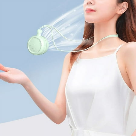 

Wear a silent fan Super suitable for family Portable Rechargeable Mini Fan Handheld With Waist Clip 3 Speed Adjustable Leafless Personal For Home Office Outdoor Travel