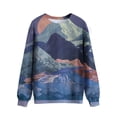 thumbnail image 3 of TWZH Women Landscape Graphic 3D Print Crew Neck Long Sleeves Top, 3 of 4