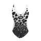 thumbnail image 2 of Gibobby Traje de Baño Sexy Bikini Trajes de baño Printi para mujer Trajes de baño Monokini Trajes de baño con cuello en V Trajes de baño(Negro,XL), 2 of 4