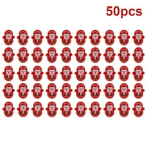Vikakiooze 50PCS Novelty Mini Christmas Santa Tumbler Doll Christmas Gift Christmas Decorations