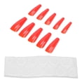 thumbnail image 3 of Uñas postizas, 10 piezas de uñas postizas de cubierta completa de color puro, uñas postizas elegantes, funcionalidad de alta precisión, 3 of 8