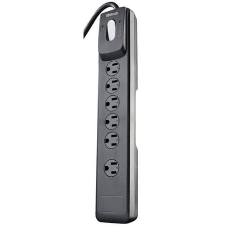 

Coleman Cable 7226053 4 ft. 1440J 6-Outlet Surge Protector