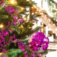 thumbnail image 3 of Triani 2Rolls of Sparkly Star Tinsel Garlands with Wire Metallic Garland Christmas Star Garlands Decorations for Wedding Birthday Party Festive Ornament (Rose Red), 3 of 7
