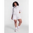 thumbnail image 2 of Athletic Works Women's Pull On Fleece Shorts, 6" Inseam, Sizes XS-XXXL, 2 of 6