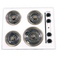thumbnail image 1 of Brown WEL03 24in Electric Cooktop Coil Top - White, 1 of 2