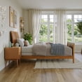 thumbnail image 4 of Portland Twin XL Wood Foundation Bed Frame with Matching Footboard  Light Toffee, 4 of 10