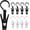 White & Black, variant on 10 PCS Laundry Hooks Clip, Plastic, Black