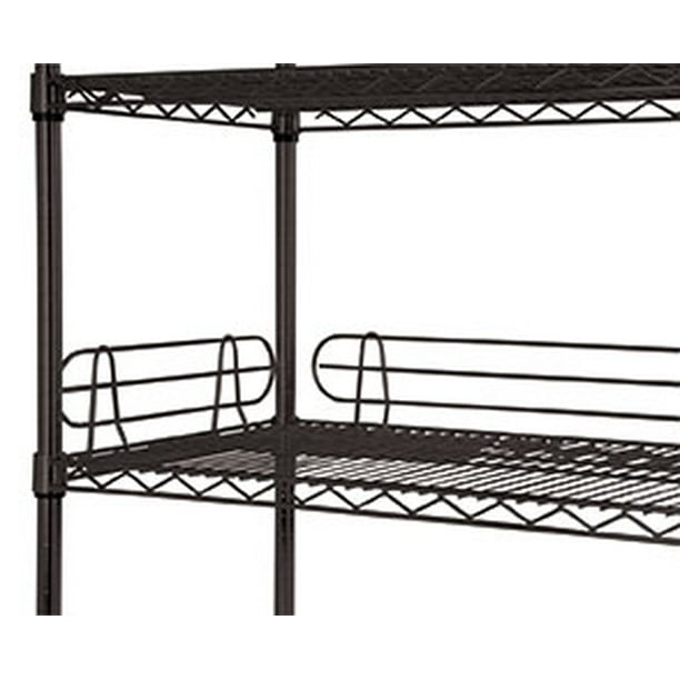48" Wide Black Wire Shelf Ledge