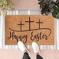 thumbnail image 6 of Qocolhg Easter Eggs Filled Easter Welcome Mat Coir Easter Bunny Bathroom Rugs Spring Rugs for Entryway Easter Bulletin Board Decorations 15.7x23.6 Inch, 6 of 6