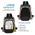 thumbnail image 6 of FORMRS Women's Travel Backpack Purse Anti-Theft Hidden Pockets Casual Shoulder Bag, Floral Tomatoes, 6 of 7