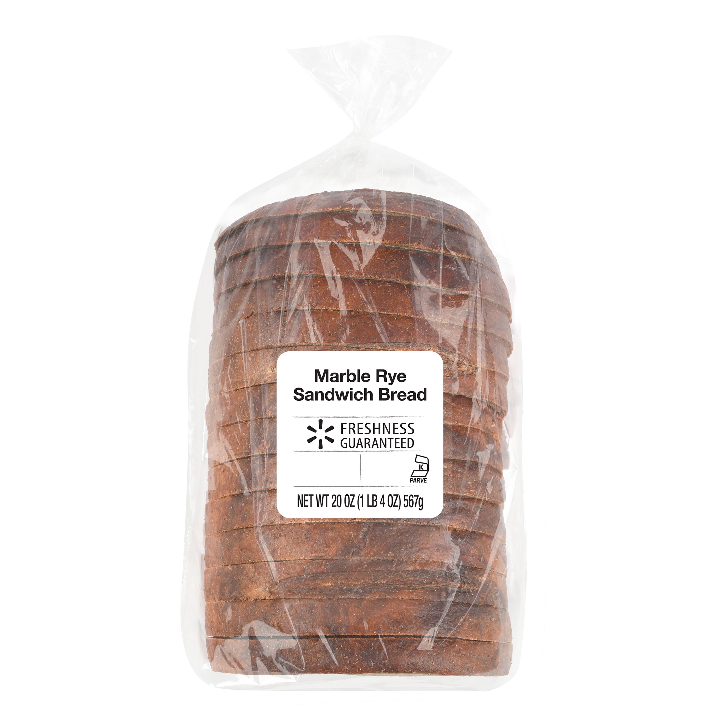 Freshness Guaranteed Marble Rye Sandwich Bread 20oz Walmart Com Freshness Guaranteed Marble Rye Sandwich Bread 20oz Walmart Com