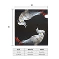 thumbnail image 4 of Wukai White Red Cockatoo Mailbox Covers for Garden Outdoor Decor,Waterproof Post Box Cover 21x18 in& 25.5x21 in-21x18 in, 4 of 8