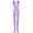 Purple, variant on Lingerie Fishnet Bodysuit for Womens Bodystockings Open Crotch Fishnet Full Body Purple Free Size