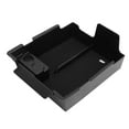 thumbnail image 1 of Car Center Console Armrest Storage Box Black Tray with Rubber Mat Coin Holder Replacement for Explore 2013‑2019, 1 of 8
