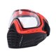 thumbnail image 5 of Máscara de esgrima Equipo de protección facial Correa ajustable profesional universal Rojo Negro, 5 of 9