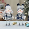 thumbnail image 4 of Eosunjian Christmas Snowman Doll Plush Toy Stuffed Snowman Figurine Xmas Ornaments for Home Decorations Tabletop Centerpieces Fireplace Party, 4 of 13