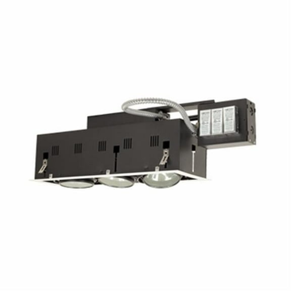 3 - Light Double Gimbal Linear Recessed Fixture Low Voltage