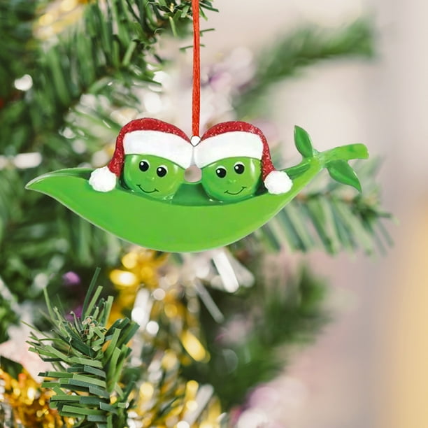 Fiudx Decoraciones navideñas para interiores Decoraciones navideñas personalizadas para el hogar Ranas divertidas Arreglos navideños colgantes para el hogar Decoraciones DIY Deseos con nombre Regalos