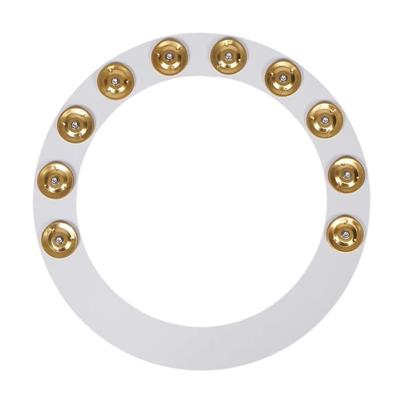 Anillos de platillos de tambor, pandereta de platillos, instrumento de percusión, instrumento musical, bricolaje, montable, anillos de platillos Ching oro