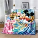 thumbnail image 3 of Manta de felpa suave con dibujos animados de Disney Mickey Minnie, manta de franela para sala de estar, dormitorio, cama, sofá, funda de picnic, 3 of 5