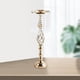 thumbnail image 5 of Portavelas de vidrio perfecl contemporáneo Plata Oro Grande, 5 of 7