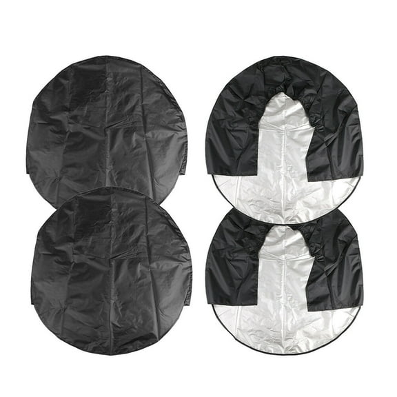 zhuxiali 4pcs 30-32 Inch 76-81cm Waterproof Dustproof Wheel Tire Covers Case Car Tires Storage Bag Vehicle Wheel Protector for RV Truck Car Camper Trailer