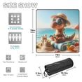 thumbnail image 3 of Dinosaur and Beach Sands Beach Blanket Outdoor Picnic Blanket 78"x 78" Waterproof Foldable for Beach Camping Travel Hiking Grass Lawn Park, 3 of 5