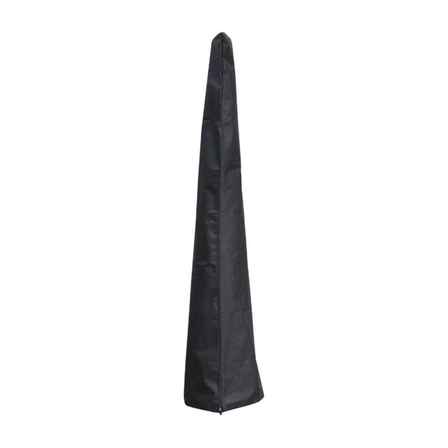 jinwen Parasol de Patio 75 Pouces Housse de Parasol Robuste Protectrice Polyvalente Coupe-Vent Noir