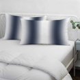 thumbnail image 4 of Navy Blue Ombre King Size Pillow Cover, Pillowcase Protectors with Zipper, Breathable Decorative Throw Pillow Case Cover, Farmhouse Modern Art Pillow Shams for Couch Sofa 20x36Inch, 4 of 8