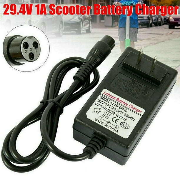 24V for Razor Electric Scooter Battery Charger E100 E125 E150, 3.3 FT
