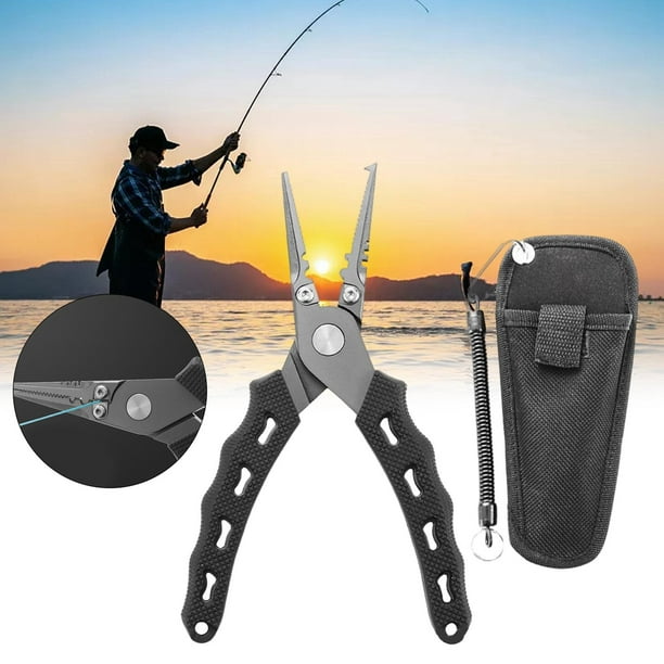 Siruishop Fishing Pliers Split Hook Remover Muti Function Multi Other 15.7x8.8cm