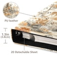 thumbnail image 3 of FORMRS 3 Ring Photo Album 4"x6" Self Adhesive Large Capacity PU Leather Cover, Forest Pattern, 3 of 8