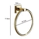 thumbnail image 5 of Anillo de toalla para baño 1 paquete, ganchos para toallero circular de baño de cocina, montaje en pared, almacenamiento resistente, acero inoxidable Ormromra 2035037-6, 5 of 9
