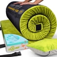 thumbnail image 1 of GAIALOOP Colchón de Camping de Espuma viscoelástica Gruesa de 4 Pulgadas, Colchoneta Enrollable para Dormir en el Piso, colchón para Cuna de Campamento, sofá Cama de Viaje para Acampar para huéspedes, 1 of 5