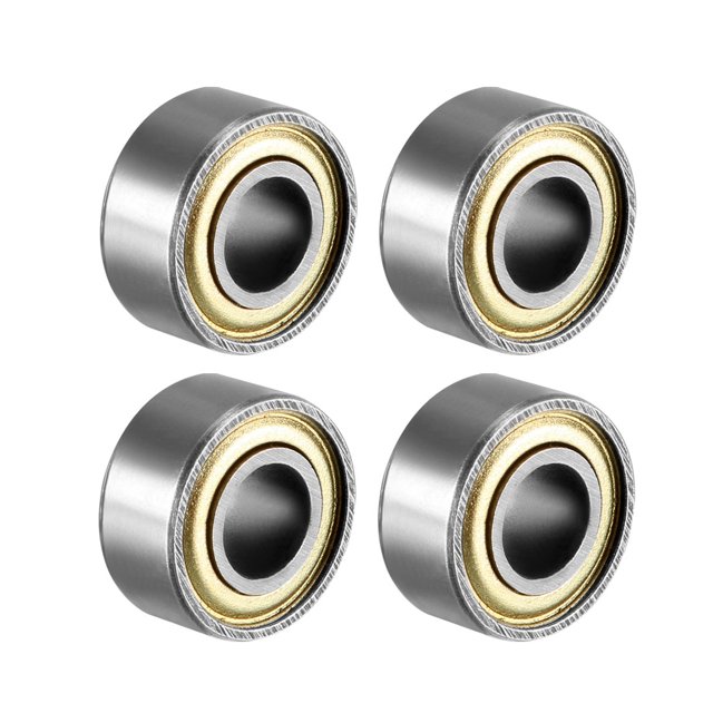 Unique Bargains Roulement à Billes à Gorge Profonde 684ZZ à Double Écran, 4 x 9 x 4 mm Roulements en Acier au Carbone, 4 Pcs