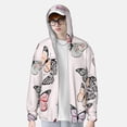 thumbnail image 2 of Gaeub Beautiful Butterfly Men's and Women's UPF 50+ Long-Sleeved Sun Protection Clothing, Fishing Shirt Long Sleeve Zip-XX-Large, 2 of 7