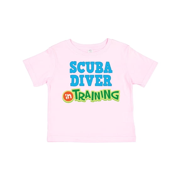 Inktastic Scuba diver in Training Boys or Girls Toddler T-Shirt