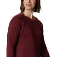 thumbnail image 5 of Columbia Womens Chillin Sweater Marsala Red Houndstooth X-Small, 5 of 5