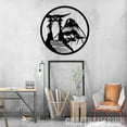 thumbnail image 3 of Craftnamesign Custom Tori Gate Art Bonsai Tree Metal Wall Art, Custom Name Sign Home Decor, 3 of 5