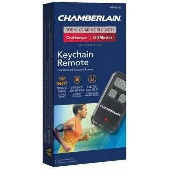 Chamberlain 956EV-P2 Keychain Garage Door Remote Control - Quantity 4
