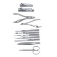 thumbnail image 1 of Manicure Set, Portable Size Widely  High Hardness 11 Pieces Nail Care Kit  For Hand, 1 of 8