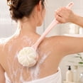 thumbnail image 5 of TACILIP Bathroom Supplies, 1PC Long Handle Shower Brush Double Sided Bristle Bath Tool Back Washing Aid For Bathroom Bathing Household Daily Bathroom Washing Home Bath Supply, Womens Gifts, 5 of 8