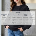 thumbnail image 7 of StSilkitty Boys Girls Pullover Sweaters Long Sleeve Crewneck Cable Knit Sweater Tops Fall Winter Warm Clothes Size 6-12, 7 of 7