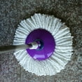 6 Pack Durable Microfiber Spin Mop Replacement Heads Compatible with