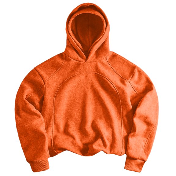 Chiccall Mens Fleece Hoodie Oversized Long Sleeve Solid Hooded Sweatshirts Casual Fashion Athletic Pullover