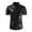 Mens Shirts&nbsp;Black, variant on Mens Shiny Metallic Sequin Stretchy Short Sleeve Button Down Shirts for 70s Disco Party