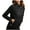 Black, variant on Women's Leather Motorcycle Jacket Street Casual Women's Collar Neck Plus Size Outwear Coats with Pocket Zipper Women's Faux Leather Long Sleeve Tops