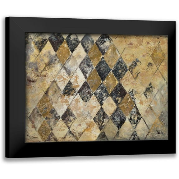 Pinto, Patricia 14x12 Black Modern Framed Museum Art Print Titled - Harlequin