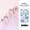 A3, variant on YTTAL Pink Ombre & Gold Glitter Toe Nail Strips, Self-Adhesive Pedicure Wraps, Full Cover Toenail Stickers with Nail File, Buy 2 Get 1 Free, Buy 4 Get 2 Free, Salon-Quality Decals